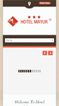 Mobile Screenshot of mayurhotel.com